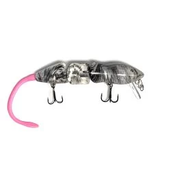 PB Rat 3 Piece Wakebait 35 PB Rat 3 Piece Wakebait -Love Fishing Store 3 Piece Grey White Black Swirl w Pink Tail 8c28d24c 1e92 4123 a2b4 e3d3b82f0954
