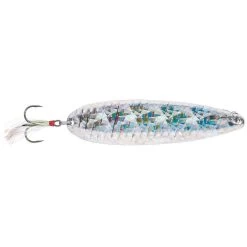 Nichols Ben Parker Mini Magnum Flutter Spoon 6.5" 7 Nichols Ben Parker Mini Magnum Flutter Spoon 6.5" -Love Fishing Store Shattered Glass Silver